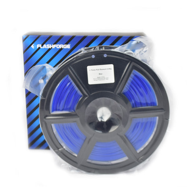 PLA Filament - 1.75mm - Blue - 600g Spool - FlashForge Compatible