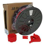 PLA Filament - 1.75mm - Red - 600g Spool - FlashForge Compatible