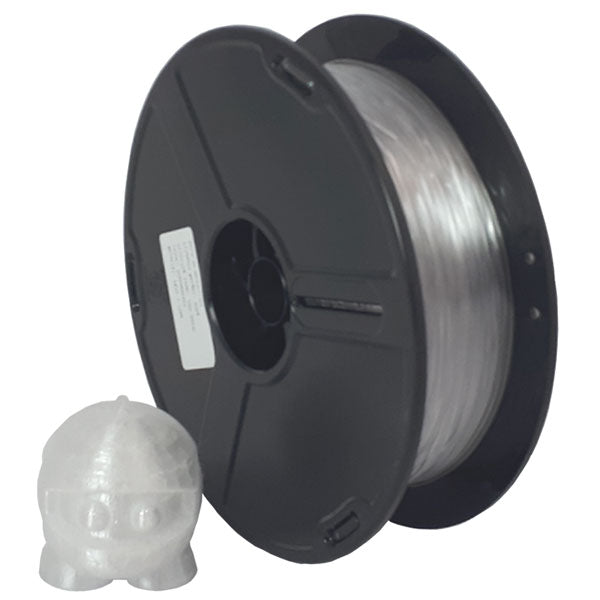 PETG Filament - 1.75 mm - Natural (Clear) - 600g Spool - FlashForge Compatible