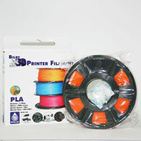 PLA Filament - 1.75mm - (translucent) Orange - 200g Spool