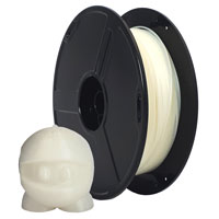 PLA Filament - 1.75mm - White - 600g Spool - FlashForge Compatible