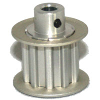 Timing Pulley - T5 pitch, 10 teeth, Twin Flange