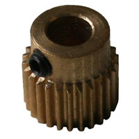 Brass Filament Drive Gear - Straight Cut