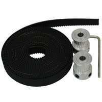 GT Belt Kit - 2 Pulleys and 2m Belt