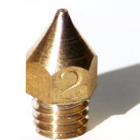 0.2mm Nozzle - M6 Thread for MK8 Extruders - Brass