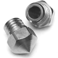 0.4mm Nozzle - M7 Thread for MK10 Extruders - Wear Resistant Twin Clad Coating
