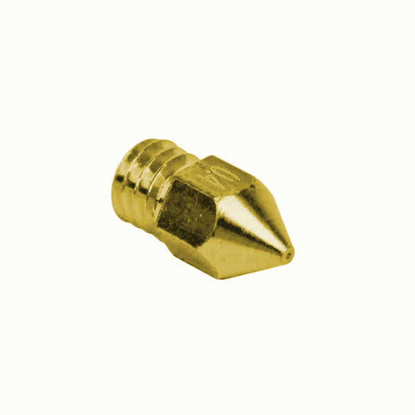 0.4mm Nozzle - M6 Thread for MK8 Extruders - As used by Makerbot - Brass