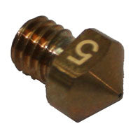 0.5mm Nozzle - M6 Thread for Hexagon Hotend - Brass - 1.75mm Filament
