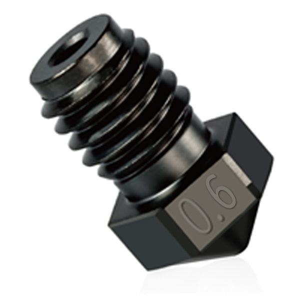 0.6mm Nozzle - M6 Thread for E3D v5/v6 hotend - Brass - 1.75mm Filament