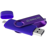 Bilby3D USB Flash Drive - 4 Gb