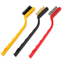 Set of 3 Brushes - Steel, Copper, Nylon