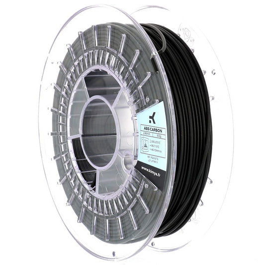 Kimya ABS + Carbon Fibre - 1.75mm - Black - 500g Spool