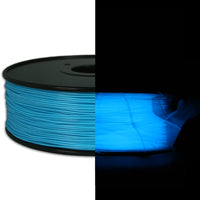 ABS Filament - 1.75mm - Glow In The Dark - Blue - 1kg spool