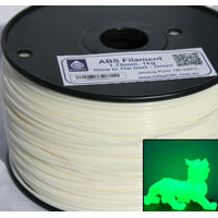 ABS Filament - 1.75mm - Glow In The Dark - Green - 1kg spool