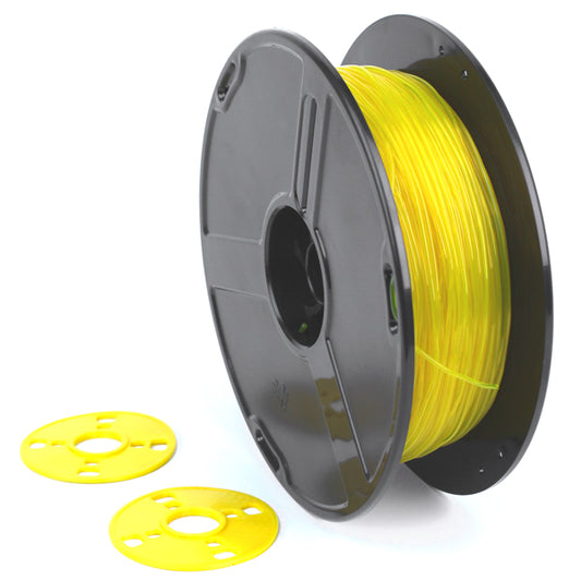 Flexible (rubber like) Filament - 1.75mm - Yellow - 600g Spool
