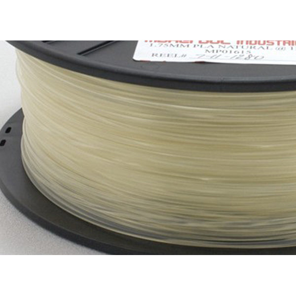 PLA Filament - 1.75mm - (translucent) Natural - 1kg Spool