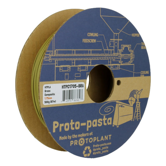 HTPLA - 1.75mm - Brass - 500g Spool