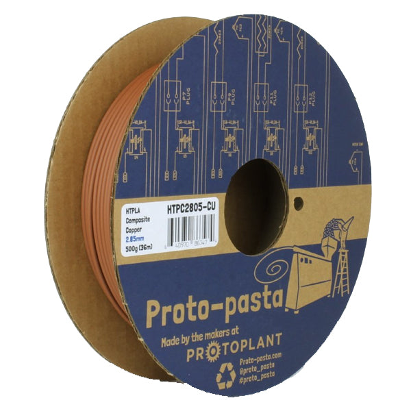 HTPLA - 2.85mm - Copper - 500g Spool