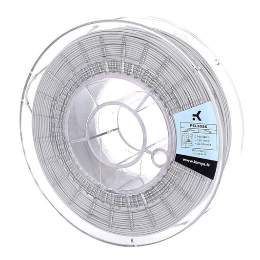 Kimya PEI-9085 Filament - 1.75mm - Light Grey - 750g Spool