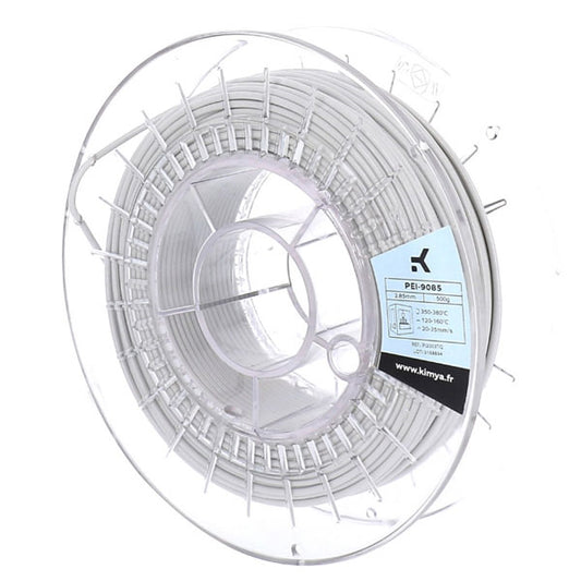 Kimya PEI-9085 Filament - 2.85mm - Light Grey - 500g Spool