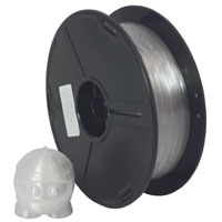 PETG Filament - 1.75 mm - Natural (Clear) - 600g Spool - FlashForge Compatible