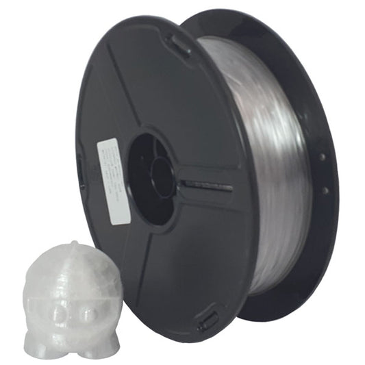 PETG Filament - 1.75 mm - Natural (Clear) - 600g Spool - FlashForge Compatible