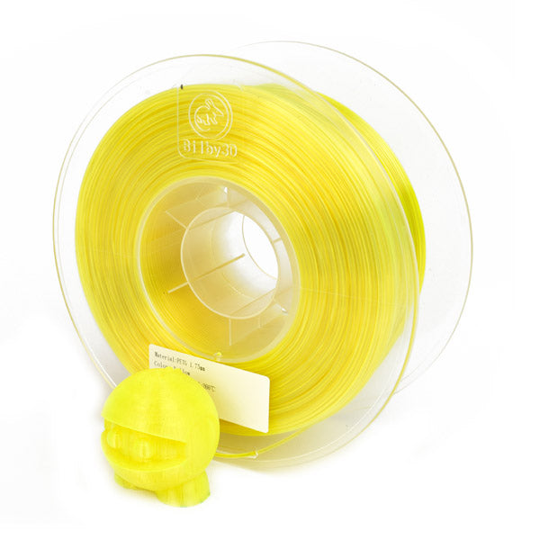 PETG Filament - 1.75 mm - Yellow - 1kg Spool