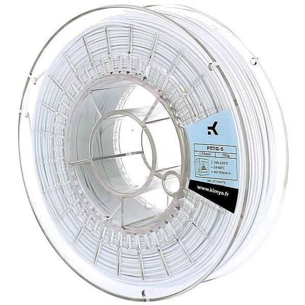 Kimya PETG-S Filament - 1.75mm - White - 750g Spool