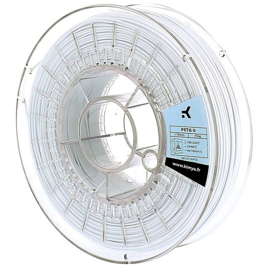 Kimya PETG-S Filament - 1.75mm - White - 750g Spool