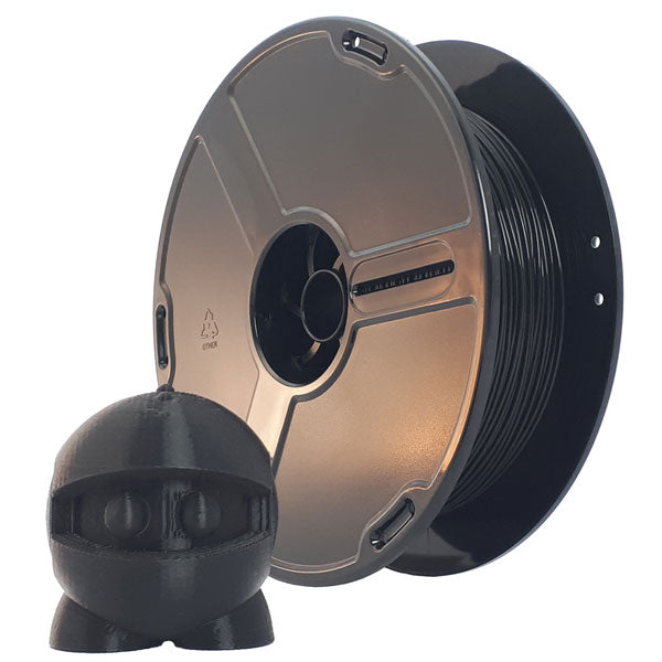 PLA Filament - 1.75mm - Black - 600g Spool - FlashForge Compatible