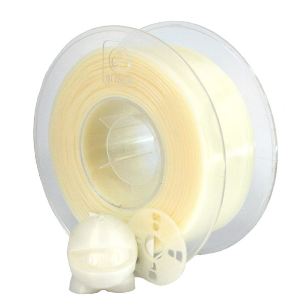 PLA Filament - 1.75mm - (translucent) Natural - 1kg Spool