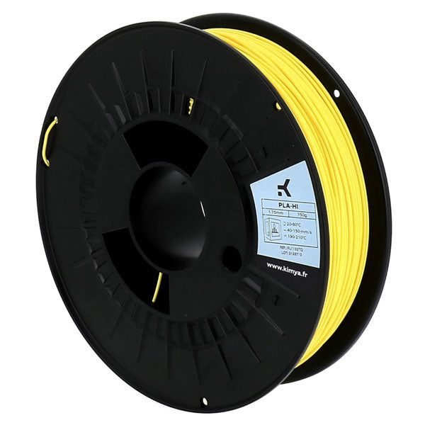Kimya High Impact PLA - 1.75mm - Yellow - 750g Spool
