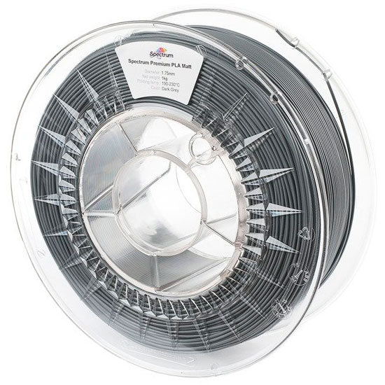 Spectrum Matt PLA - Dark Grey - 1.75mm - 1kg Spool