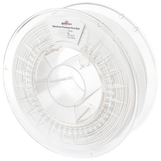 Spectrum Matt PLA - Polar White - 1.75mm - 1kg Spool