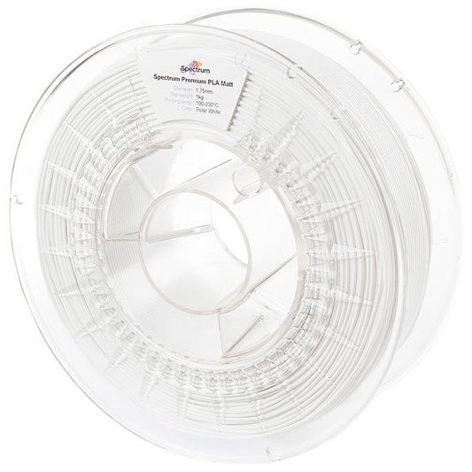 Spectrum Matt PLA - Polar White - 1.75mm - 1kg Spool