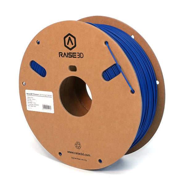 Raise3D Premium PLA Filament - 1.75mm - Blue - 1kg spool