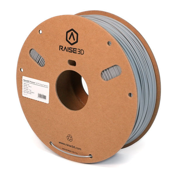 Raise3D Premium PLA Filament - 1.75mm - Grey - 1kg spool