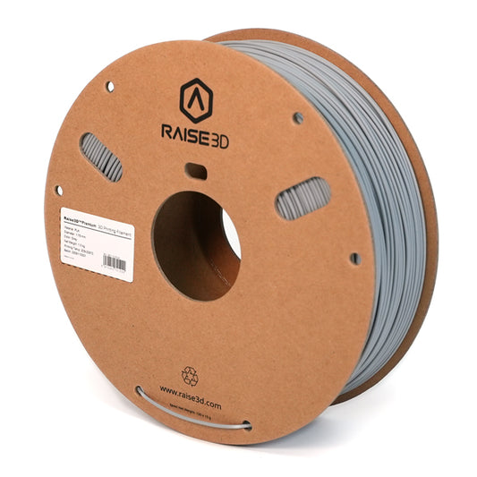 Raise3D Premium PLA Filament - 1.75mm - Grey - 1kg spool