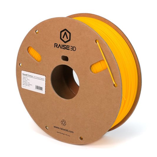 Raise3D Premium PLA Filament - 1.75mm - Yellow - 1kg spool