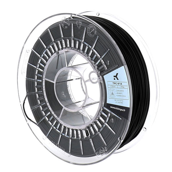 Kimya TPC-91A Flex - 1.75mm - Black - 750g Spool