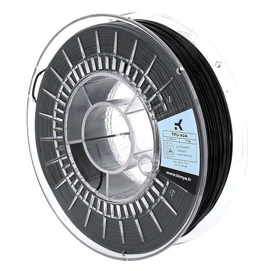Kimya TPU-92A Flex - 1.75mm - Black - 750g Spool